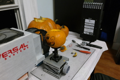 laser pumpkin